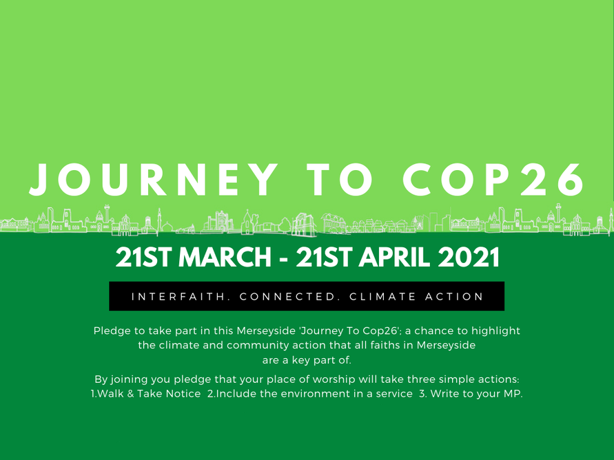 Journey to COP26 21st March to 21st April 2021